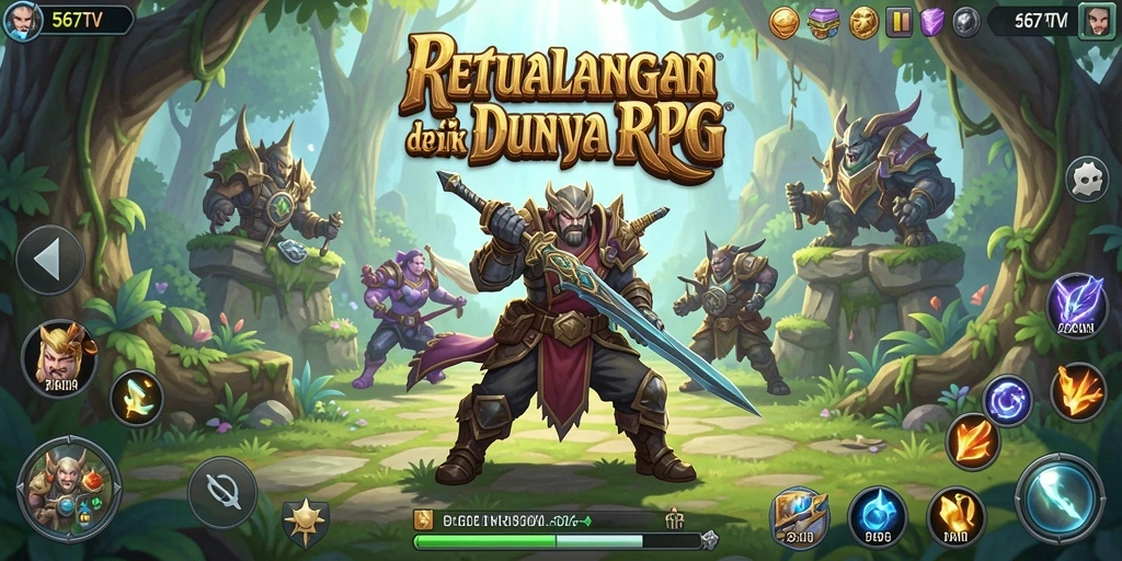 Visual gameplay RPG yang memukau dan menantang.