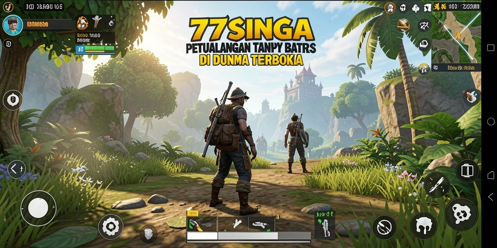 Gameplay 77SINGA yang menarik dan mendebarkan dalam dunia terbuka.