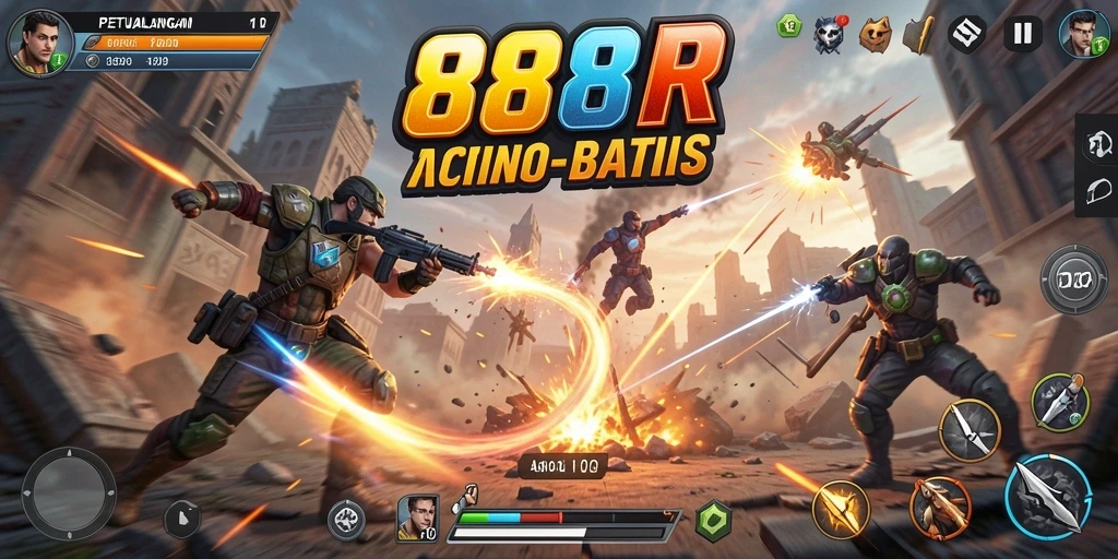 Tampilan gameplay 888R yang seru dan mendebarkan.