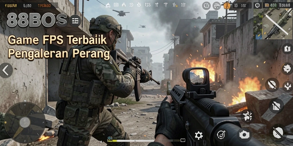 Tampilan gameplay epik di 88BOS dengan aksi tembak-menembak yang mendebarkan.