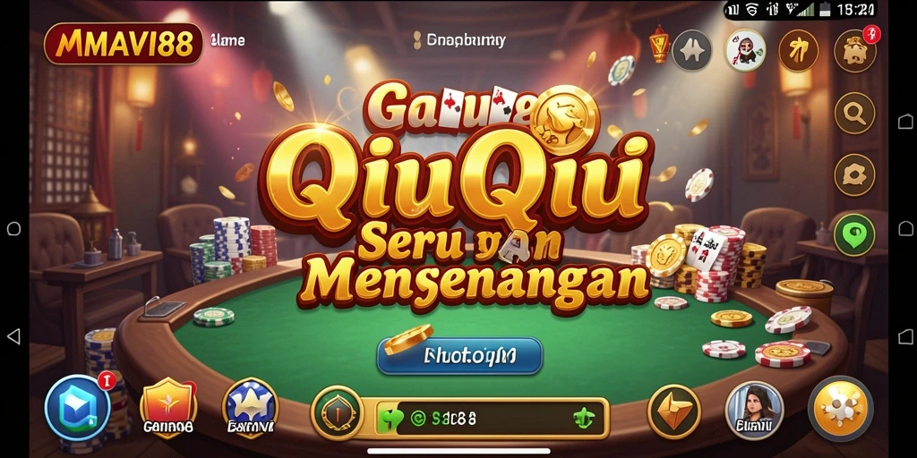 Tampilan gameplay QiuQiu yang menarik di AMAVI88.