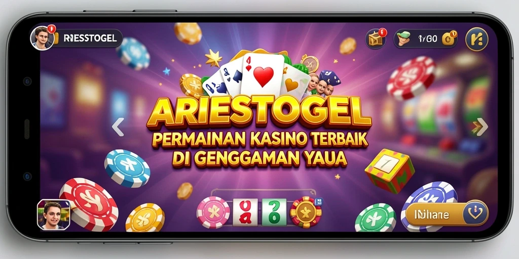 Screenshot gameplay ARIESTOGEL yang menunjukkan keseruan bermain Kasino.