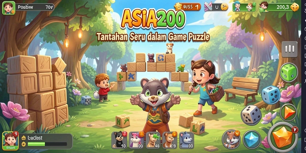 Screenshot gameplay menunjukkan tantangan puzzle yang menarik dan menyenangkan.