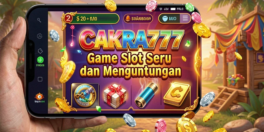 Screenshot gameplay CAKRA777 menampilkan mesin Slot yang penuh warna dan menarik.