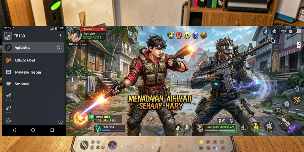 Tampilan antarmuka FB168 yang sederhana dan fungsional.