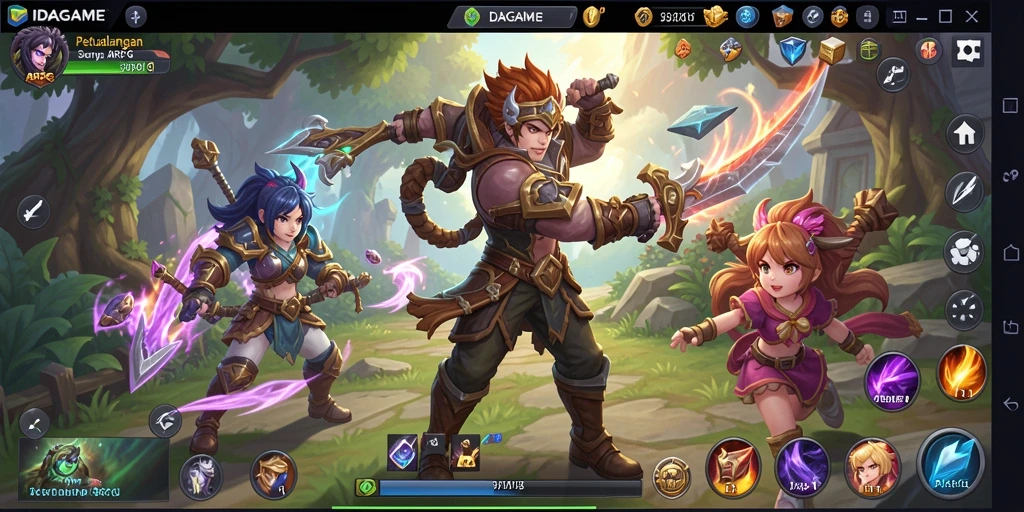 Gameplay seru di dunia fantasi IDAGAME.