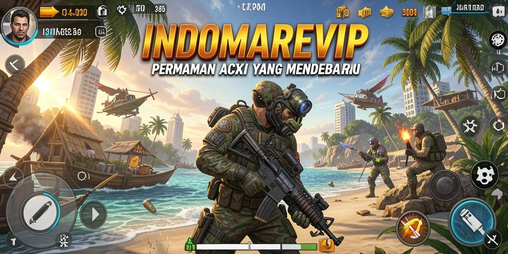 Tangkapan layar gameplay INDOMAREVIP dengan aksi mendebarkan.