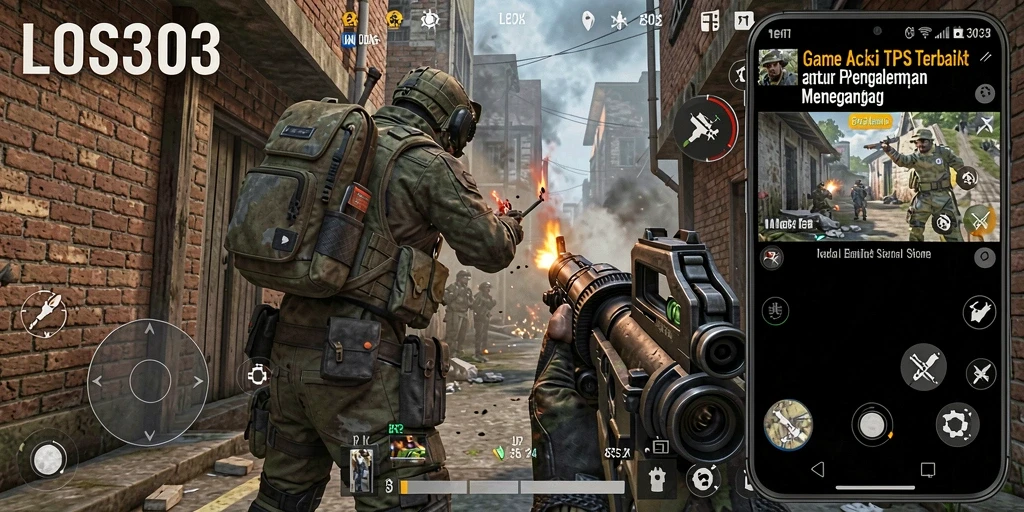 Tangkapan layar gameplay <strong>LOS303</strong> menunjukkan aksi menegangkan di medan pertempuran.