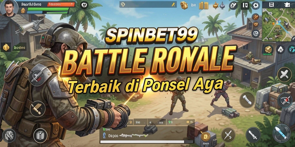 Tampilan gameplay seru dalam SPINBET99 dengan aksi Battle Royale yang menegangkan.