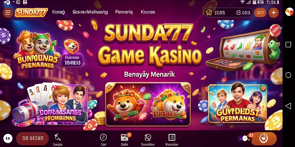 Tampilan gameplay SUNDA777 yang mendebarkan dan penuh warna.