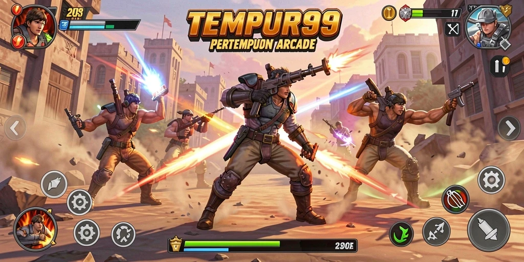 Tampilan gameplay seru dan adiktif dari TEMPUR99