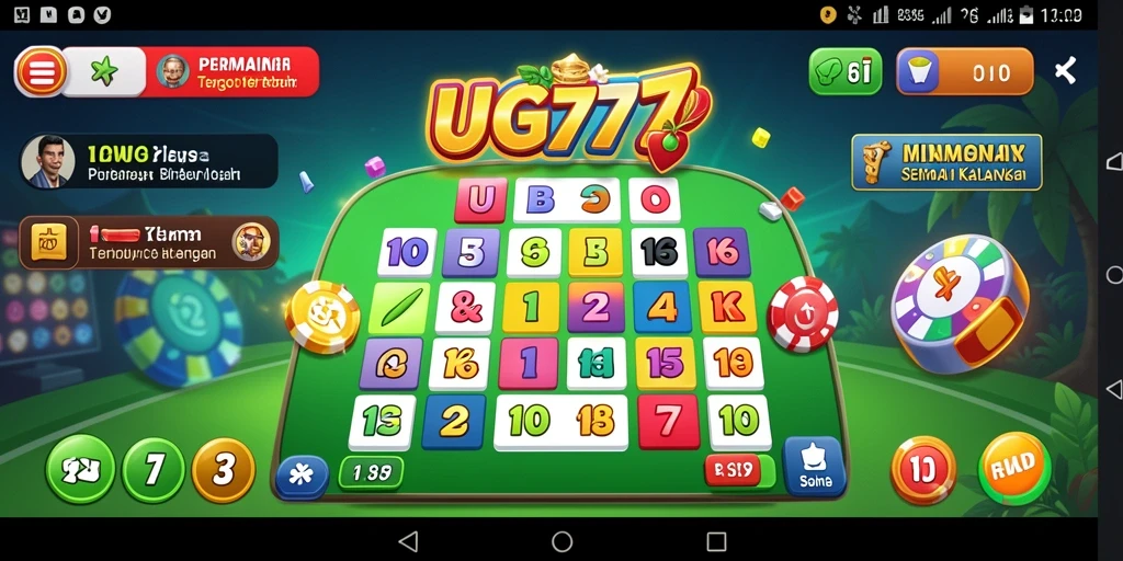 Screenshot gameplay UG777 yang menampilkan keseruan permainan Bingo.