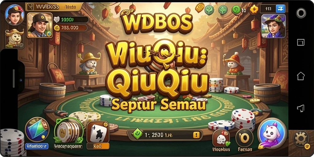 Tampilan gameplay QiuQiu yang menarik di WDBOS.